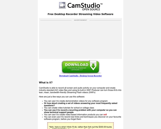 CamStudio