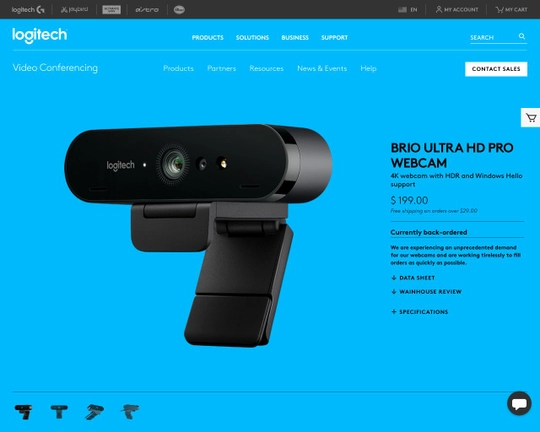 Logitech Brio 4K Pro