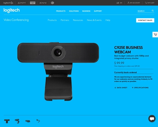 Logitech C925e