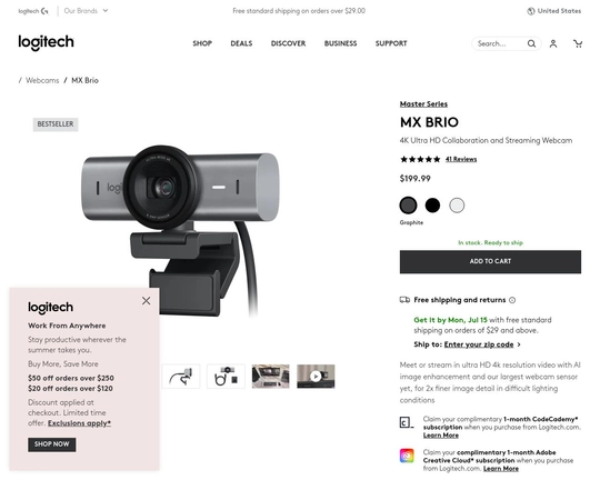 Logitech MX Brio 4K