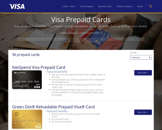 Prepaid Visa Giftcards